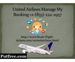 United Airlines Reservation Number +1-(833)-222-2937