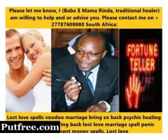 Voodoo love spells | south Africa | Call +27787609980 |
