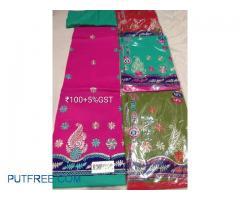 Poly silk saree only in 99 rs.