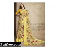 Exquisite Collection Of Printed Sarees Online At Mirraw