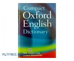 Compact Oxford Dictionary & Thesaurus Hardcover