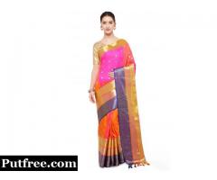Buy Pure Kanchipuram Silk Sarees Online At Mirraw