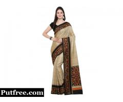 Buy The Latest Tussar Silk Sarees From Mirraw That Are Now In Vogue