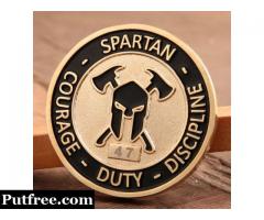 Cheap Coins | Spartan Firefighter Challenge Coins
