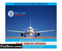 Use Sky Air Ambulance from Guwahati at an Economical Cost