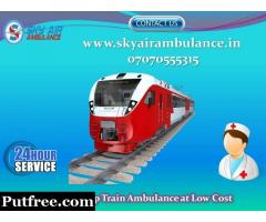 Avail Legendry CCU Based Train Ambulance from Delhi at Low Charges