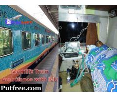 Hire Classy Train Ambulance from Patna to Delhi by Medilift