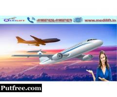 Avail Advanced Medical Care Air Ambulance in Delhi by Medilift