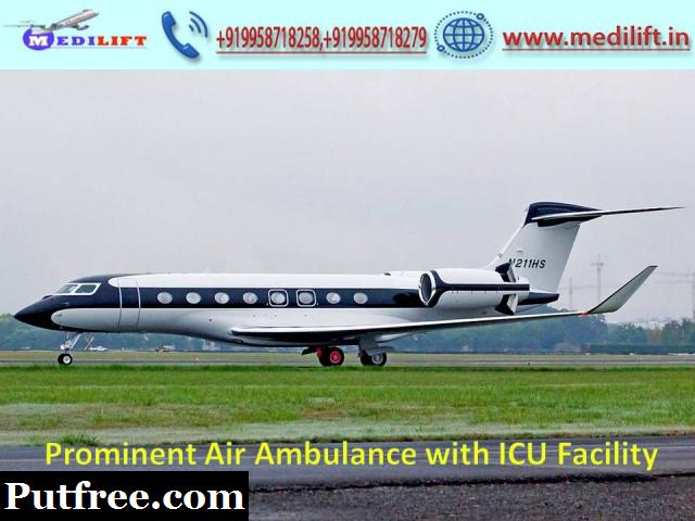 Hire Superlative Air Ambulance Service in Ranchi by Medilift