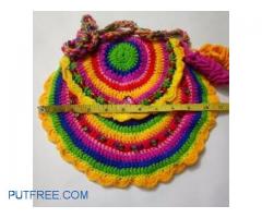 Multicoloured sling bag