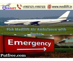 Book Medilift Air Ambulance in Delhi for Cozy Patient Relocation