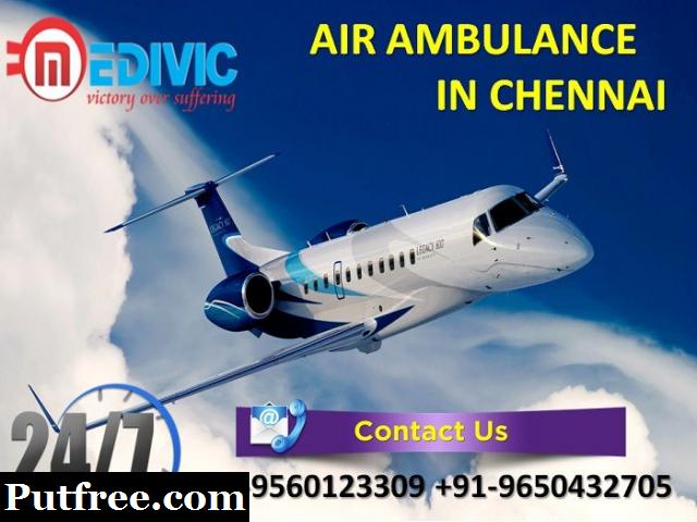 Hire Precise Emergency ICU Air Ambulance Service in Chennai by Medivic