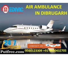 Use Advanced Air Ambulance Service in Dibrugarh with ICU Care by Medivic