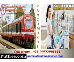 365 Days Available Train Ambulance Service in Guwahati with ICU Facility by Panchmukhi