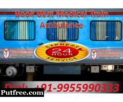 Panchmukhi Train Ambulance Guwahati to Delhi – ICU Patient Shifting
