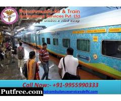 Panchmukhi Train Ambulance Patna to Delhi - Amazing Medical Facility