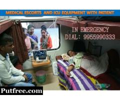 Get Fast and Amazing Service - Panchmukhi Train Ambulance Ranchi to Delhi