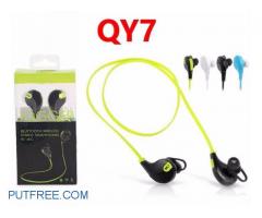 QY7 bluetooth wireless earphones.