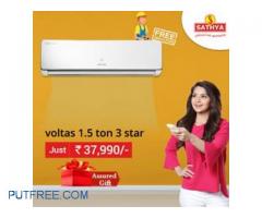 Buy All Branded Split AC With Free Installation and Door Delivery at SATHYA Online SHopping