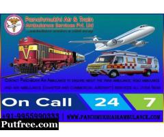 Panchmukhi Train Ambulance from Guwahati to Chennai - Get Reliable Medical Services