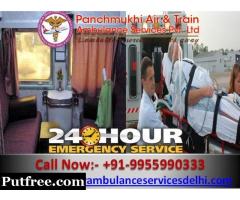 Get Panchmukhi Train Ambulance Ranchi to Chennai at Economic Rates