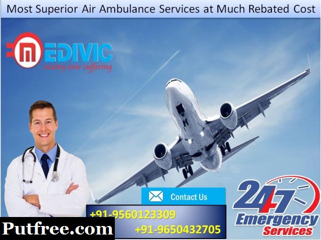 Always Active Medivic Air Ambulance in Kolkata at Nominal Price