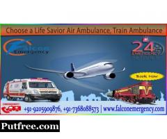 Get Best ICU Train Ambulance Allahabad at Low Fare - Falcon Emergency