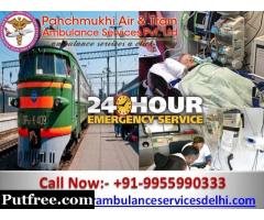 Get Best Medical and Less Expensive - Panchmukhi Train Ambulance in Ranchi
