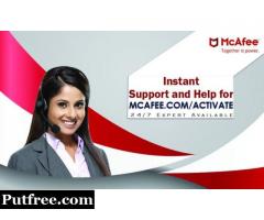 Downloading McAfee activate Setup