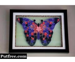 Wedding gifts for home decor Abstract Butterfly art work Aadhi Creation