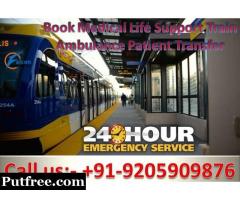Get I.C.U Train Ambulance in Kolkata by Falcon Emergency