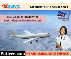 Take Quality Air Ambulance Services in Siliguri by Medivic Aviation