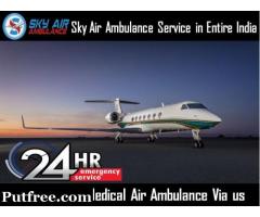 Receive Modern Air Ambulance in Raipur by Sky Air Ambulance