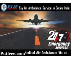 Unique Medical Equipment in Sky Air Ambulance from Bhopal