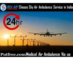 Choose Sky Air Ambulance from Varanasi for Easy Patient Transportation