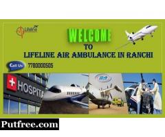 Go for Qualified Repositioning with Lifeline Air Ambulance in Ranchi