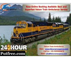 Get Falcon Emergency Train Ambulance from Guwahati for Trustable Medical Facility