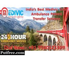 Medivic Aviation Train Ambulance from Lucknow to Delhi - Medical Evacuation Amenities