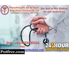 Panchmukhi Train Ambulance Ranchi offers the best and affordable cost Train Ambulance