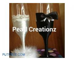 Decorative Themed Glasses for Wedding, Parties,Engagement Ceremony