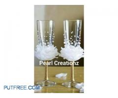 Decorative Themed Glasses for Wedding, Parties,Engagement Ceremony