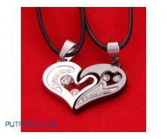 Popular Couple Heart Locket Necklaces