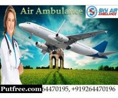 Hi-tech Air Ambulance in Guwahati by SKY Ambulance