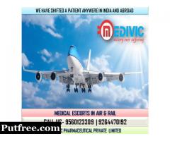 Medivic Air Ambulance in Patna at Very Cute-Price Rate
