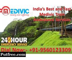 Get Medivic Aviation Train Ambulance from Guwahati with Expert Medical Team