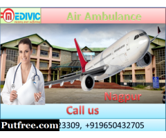 Hire Best Air Ambulance in Nagpur by Medivic Aviation with MD Doctor