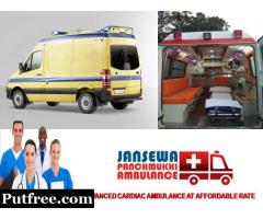 Road Ambulance in Katihar at a Normal Cost by Jansewa Panchmukhi