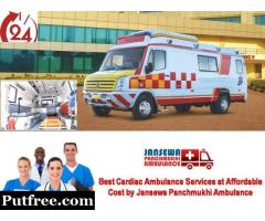 Excellent Road Ambulance in Jamshedpur with Innovative Medical Kit
