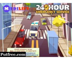 Get Medilift Ambulance Service in Katihar at the Cheapest Cost