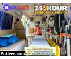 Get Medilift Ambulance Service in Madhubani for Patient Transfer at Low-Cost